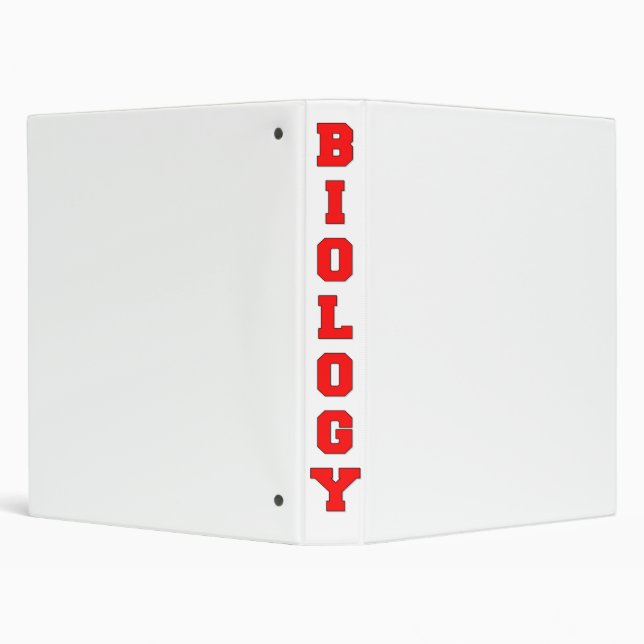 Biology 3 Ring Binder (Background)
