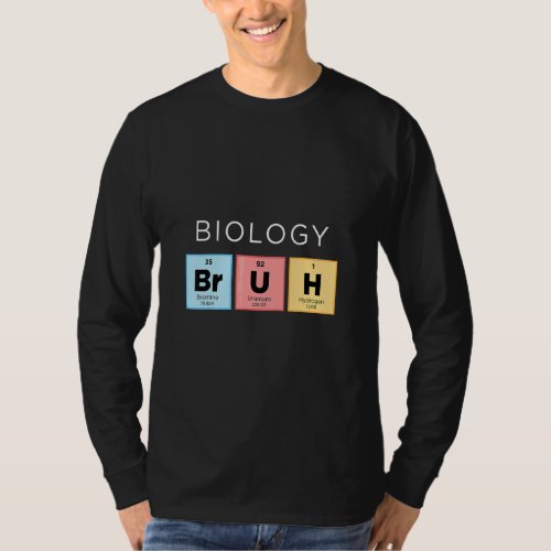 Biology Bruh  Periodic Table Of Elements Science 1 T_Shirt
