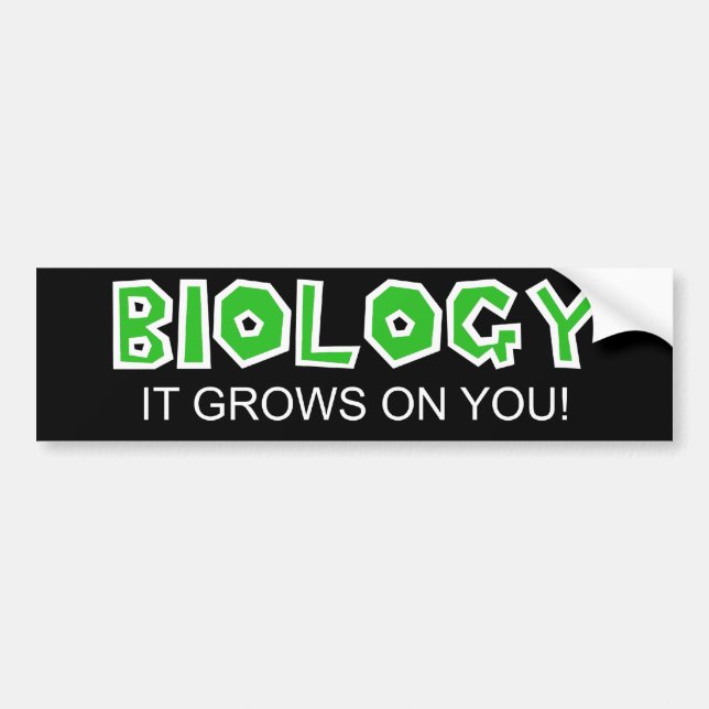 Biology Bumper Sticker (Front)
