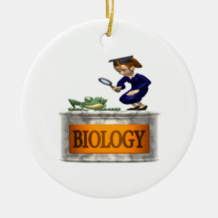 Biology Ceramic Ornament
