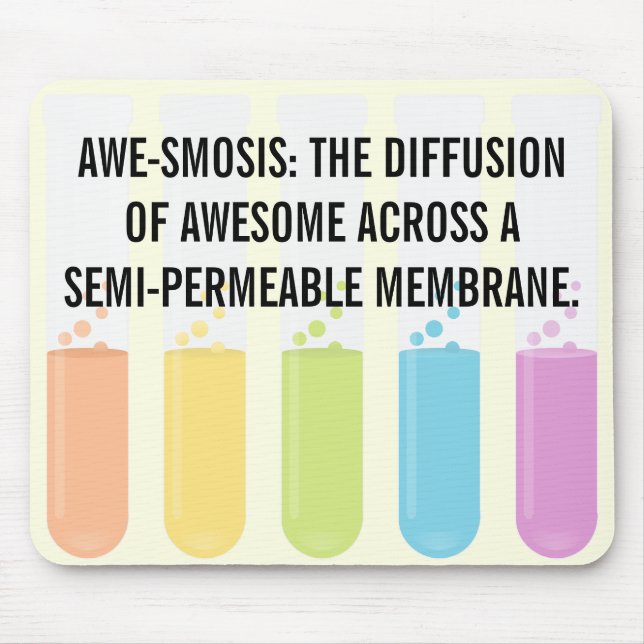 Biology & Chemistry Teachers: Science is Awesome Mouse Pad (Front)
