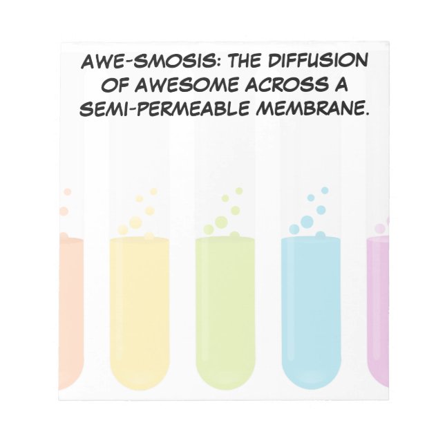 Biology & Chemistry Teachers: Science is Awesome Notepad (Front)