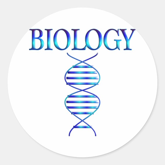 Biology Classic Round Sticker (Front)