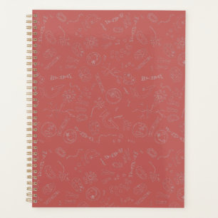 Biology diagram design dusky pink planner
