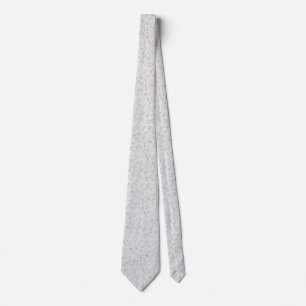 Biology diagram pattern black gray tie