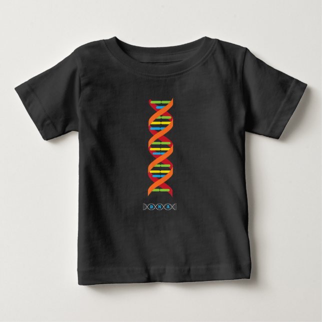 biology dna molecule  science teacher genes baby T-Shirt (Front)