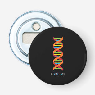 biology dna molecule  science teacher genes bottle opener