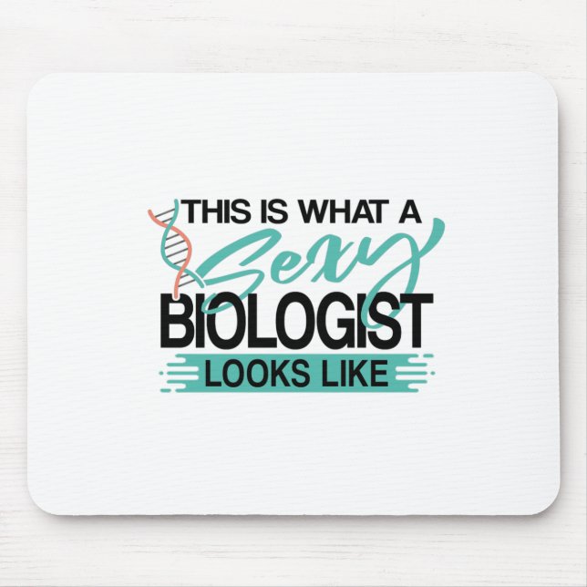 Biology Gift Ideas | Biologist Teacher Students Mouse Pad (Front)
