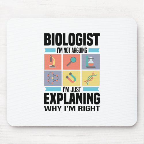 Biology Gifts  Biologists Teacher Science Student Mouse Pad