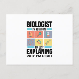 Biology Gifts Biologists Teacher Science Student Postcard