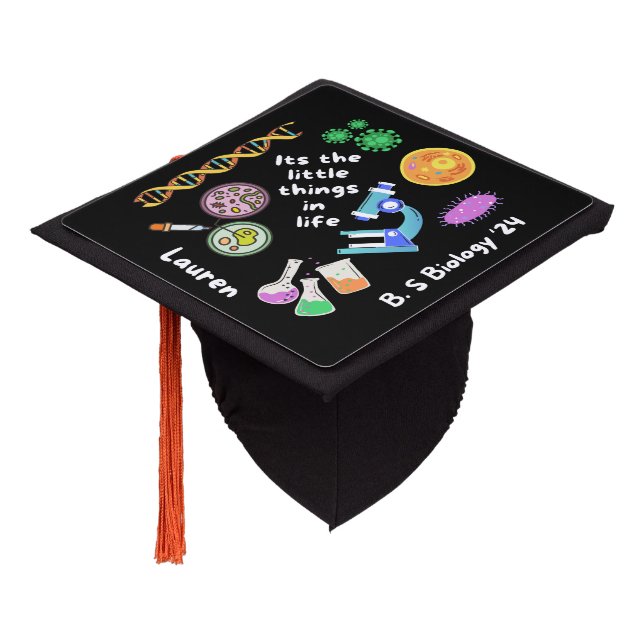 Biology Graduation Cap Topper (Angled)