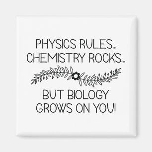 Biology Grows On You Magnet