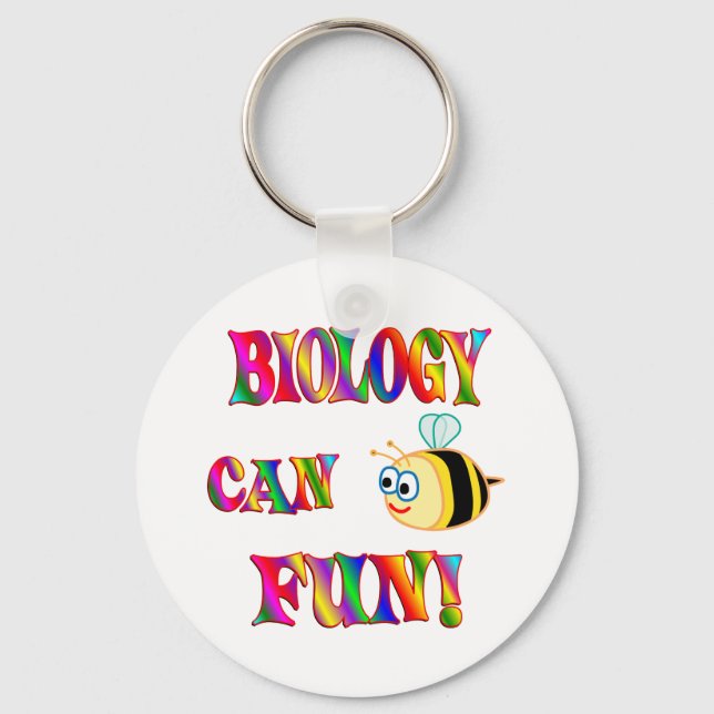 Biology is Fun Keychain (Front)