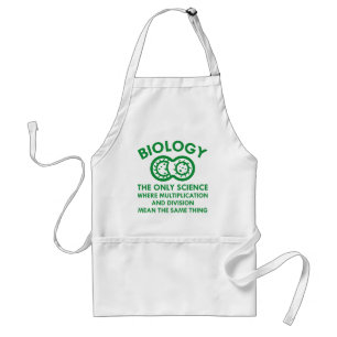 Biology Is In My Genes Adult Apron