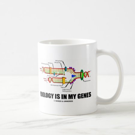 Biology Is In My Genes (dna Replication) Coffee Mug