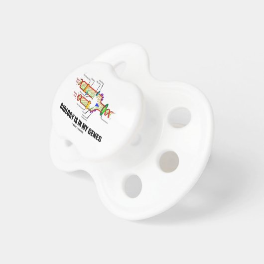 Biology Is In My Genes (DNA Replication) Pacifier (Front Right)