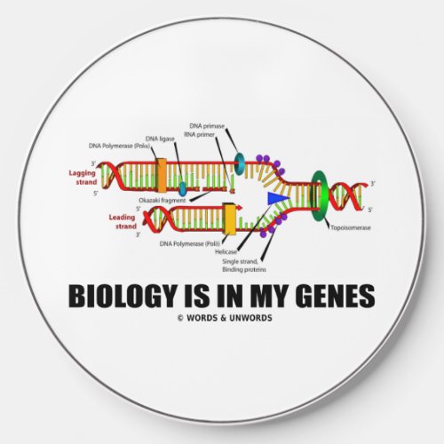 Biology Is In My Genes DNA Replication Wireless Charger
