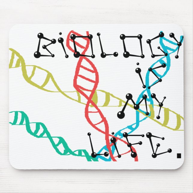Biology is my Life. Mouse Pad (Front)