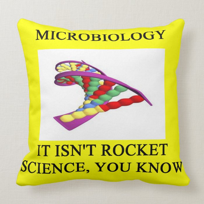 biology joke pillow