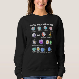 Biology Know Your Weapons Virus & Germs Warefare Sweatshirt