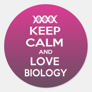 keep calm and love biology