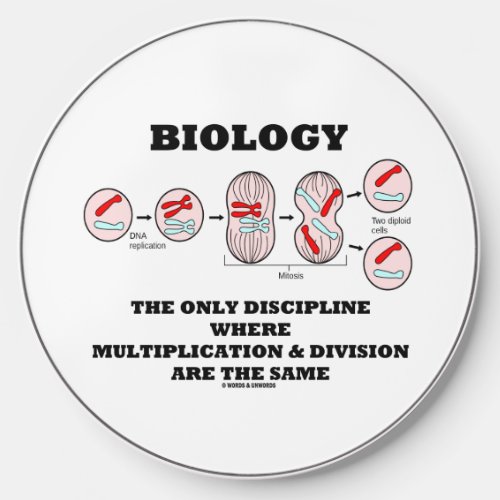 Biology Only Discipline Multiplication Division Wireless Charger