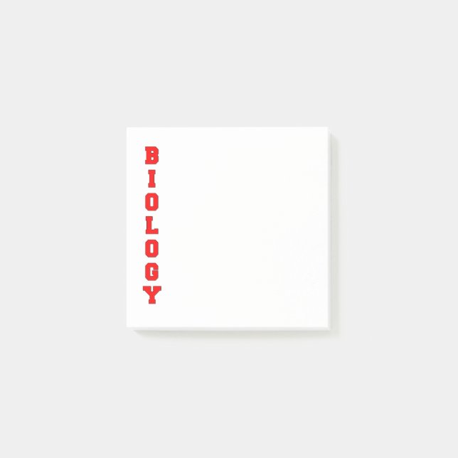 Biology Post-it Notes (Front)