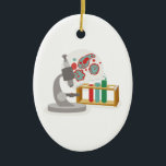 Biology Science Ceramic Ornament<br><div class="desc">learn all you want to know about the life study with this design by embroidery patterns.</div>