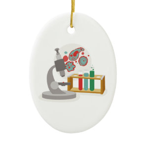 Biology Science Ceramic Ornament