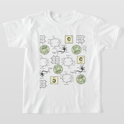 Biology Science Student Cell Genetics Neuron Nerd  T_Shirt