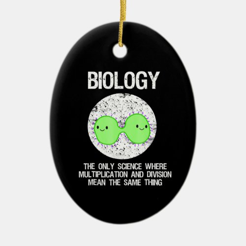 biology science t   men or women great teacher ceramic ornament