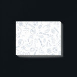 Biology scientific diagrams design post-it notes<br><div class="desc">Show your love for biology

Hand drawn scientific symbol pattern
Other sciences are available 

Also available with typography</div>