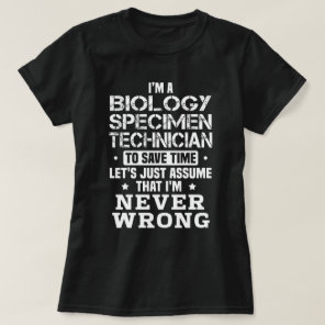 Biology Specimen Technician T-Shirt