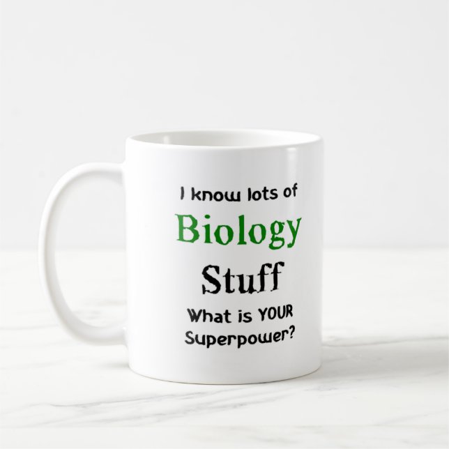 biology stuff  coffee mug (Left)