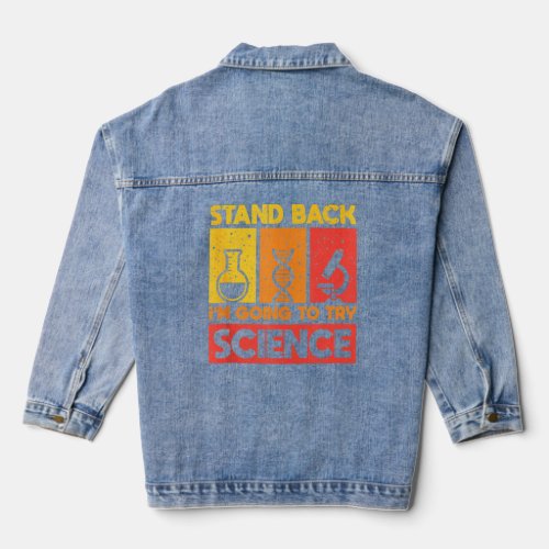 Biology Teacher Biologist Science Biology  Denim Jacket