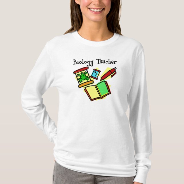 Biology Teacher Gifts T-Shirt (Front)