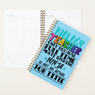 Biology Teacher Only Because Full Time Multi Planner