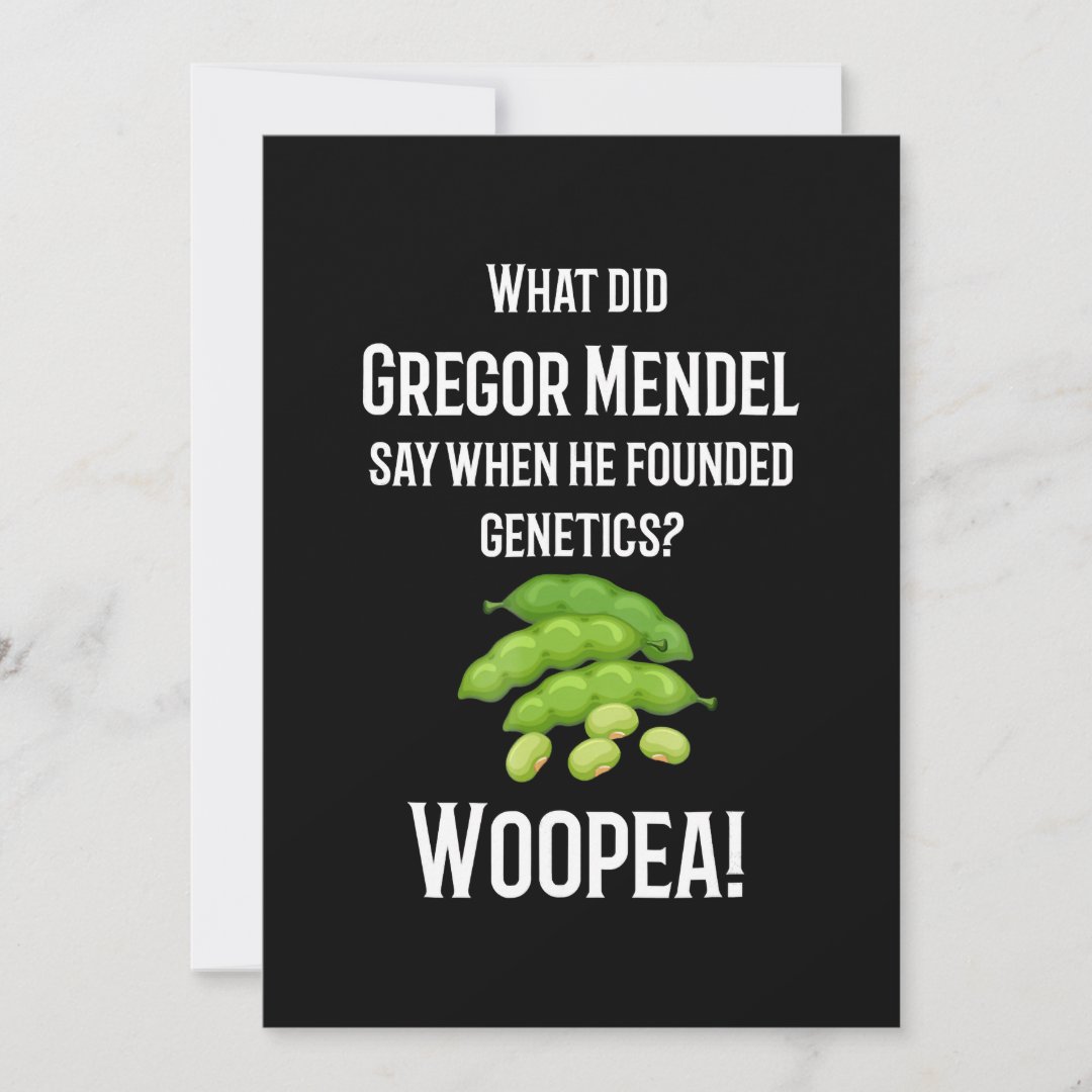 biology teacher science joke , nerdy humor gift holiday card Zazzle