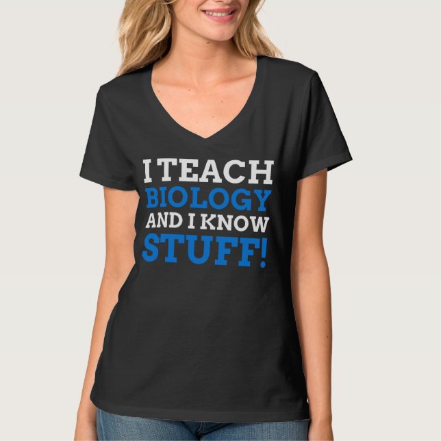 Biology Teacher T-Shirt (Front)