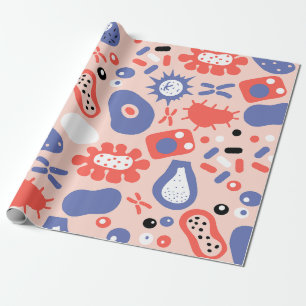 Biology Teacher Wrapping Paper