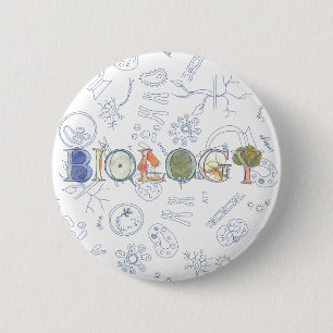 Biology typography and diagrams button