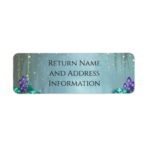 Bioluminescent Elegance Wedding Collection Label