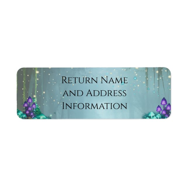 Bioluminescent Elegance Wedding Collection Label (Front)