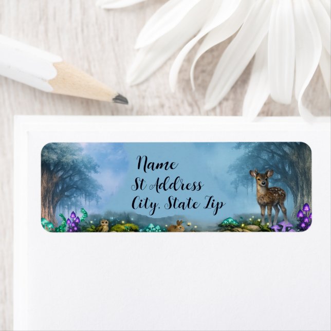 Bioluminescent Elegance Wedding Collection Label (Insitu)