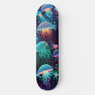 Bioluminescent Jellyfish Skateboard