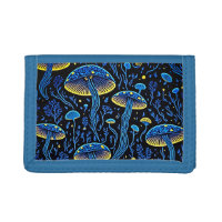 Bioluminescent Mushrooms - Retro Blue 🔵