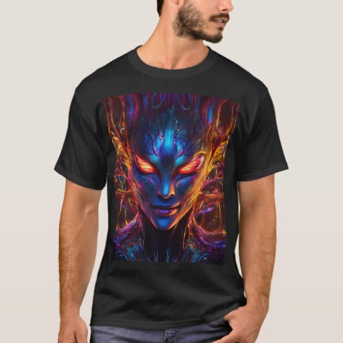 Bioluminescent Symbiote Shimmering Sonic T_Shirt 