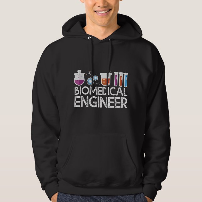 Biomedical Engineer - Biomedical Engineering BME O Hoodie (Front)