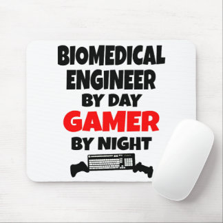 Biomedical Engineer by Day Gamer by Night Mouse Pad