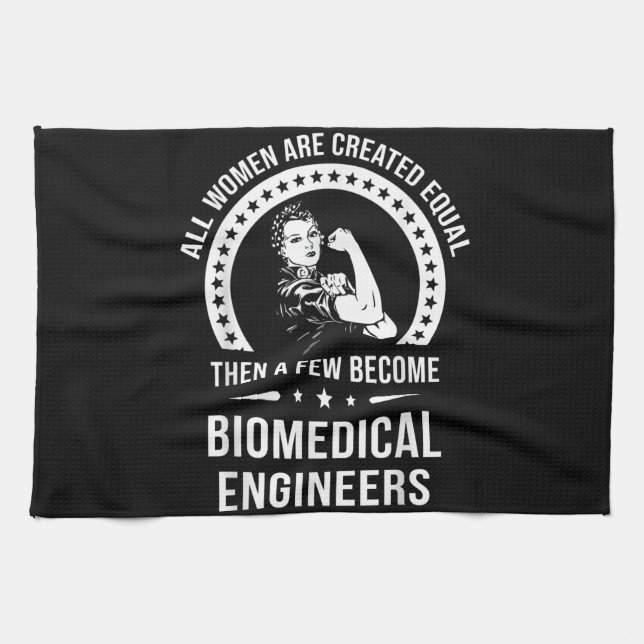 Biomedical Engineer For Women Biomedical Engineer Kitchen Towel (Horizontal)